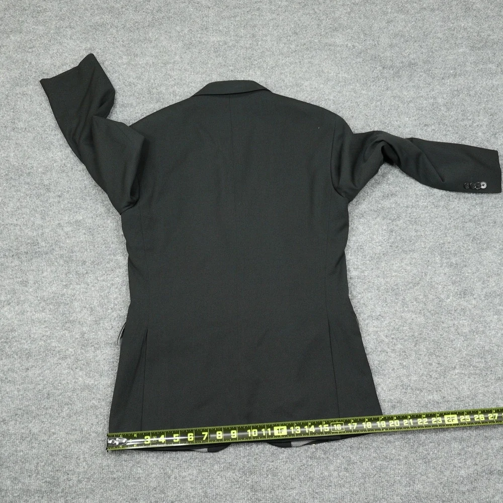 J.Ferrar Suit Jacket Men 34 Short Black Two Button Double Vented Formal Business